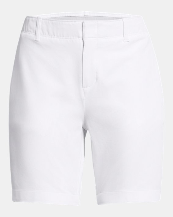 UA Drive Shorts (18 cm) für Damen, White, pdpMainDesktop image number 4